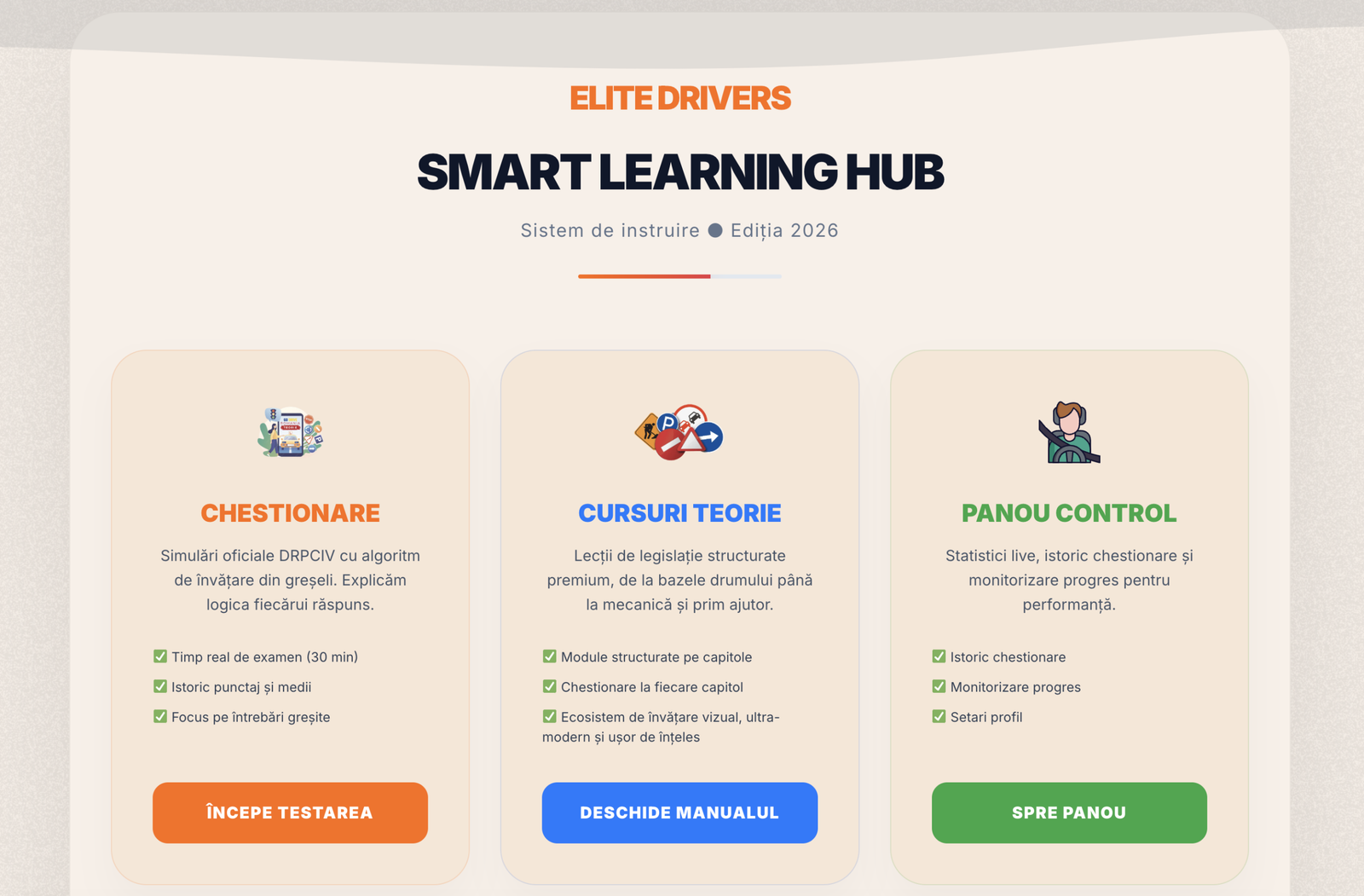 Elite Drivers - Portal