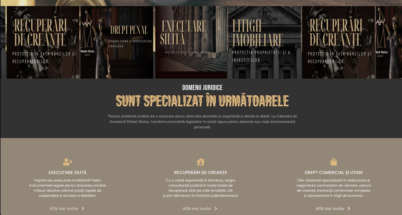 Avocat Robert Stoica - Platforma